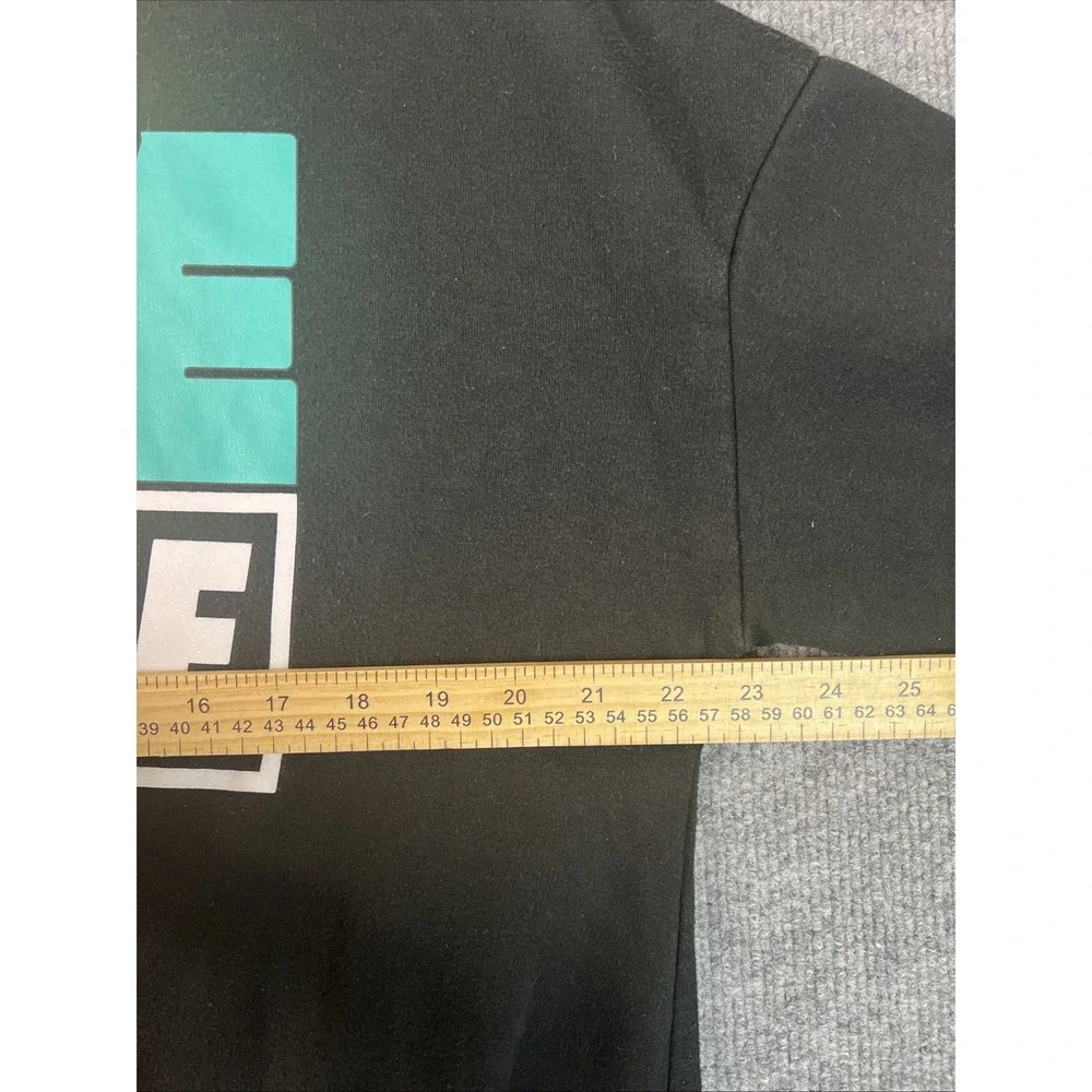 Justice Girls XL (16)  Black LOVE Rainbow Graphic Sweatshirt‎ & Jogger Pants Set